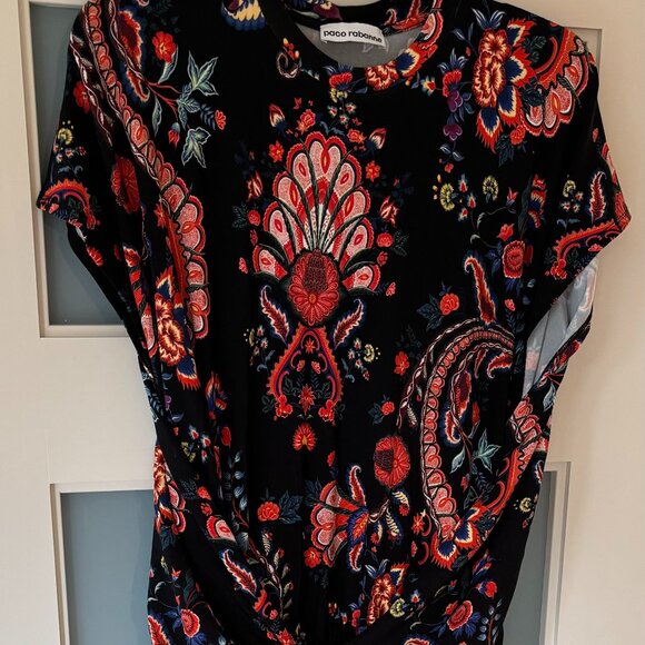 Rabanne Gathered Jersey Dress FR42/US 10 New! - Picture 2 of 9